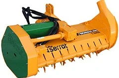 Мулчер SERRAT BIOMASS 200 в оранжево и зелено