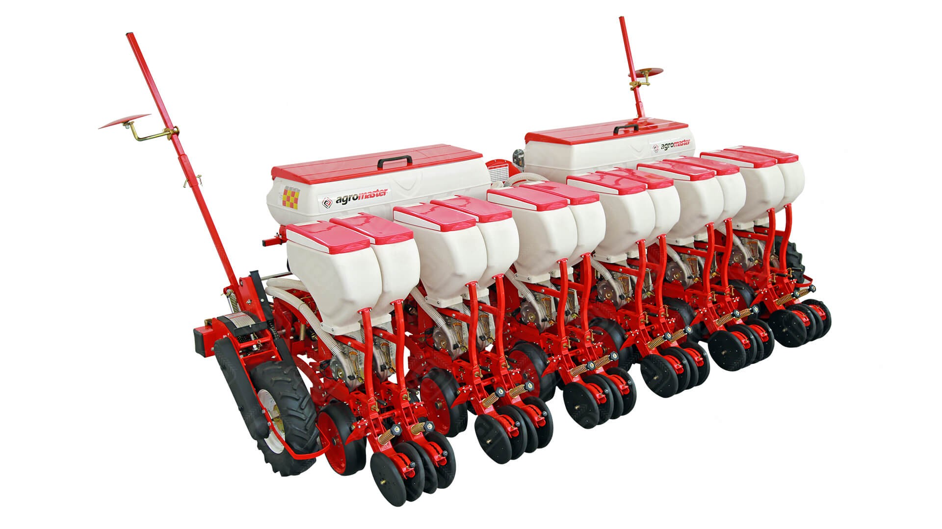 Сеялка с шахматно засяване Сеялка с шахматно засяване Twin Row на Agromaster с 8 и 12 реда