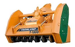 Оранжев мулчер с марка FARMLAND 3, за трактор с мощност от 130 до 150 к.с.