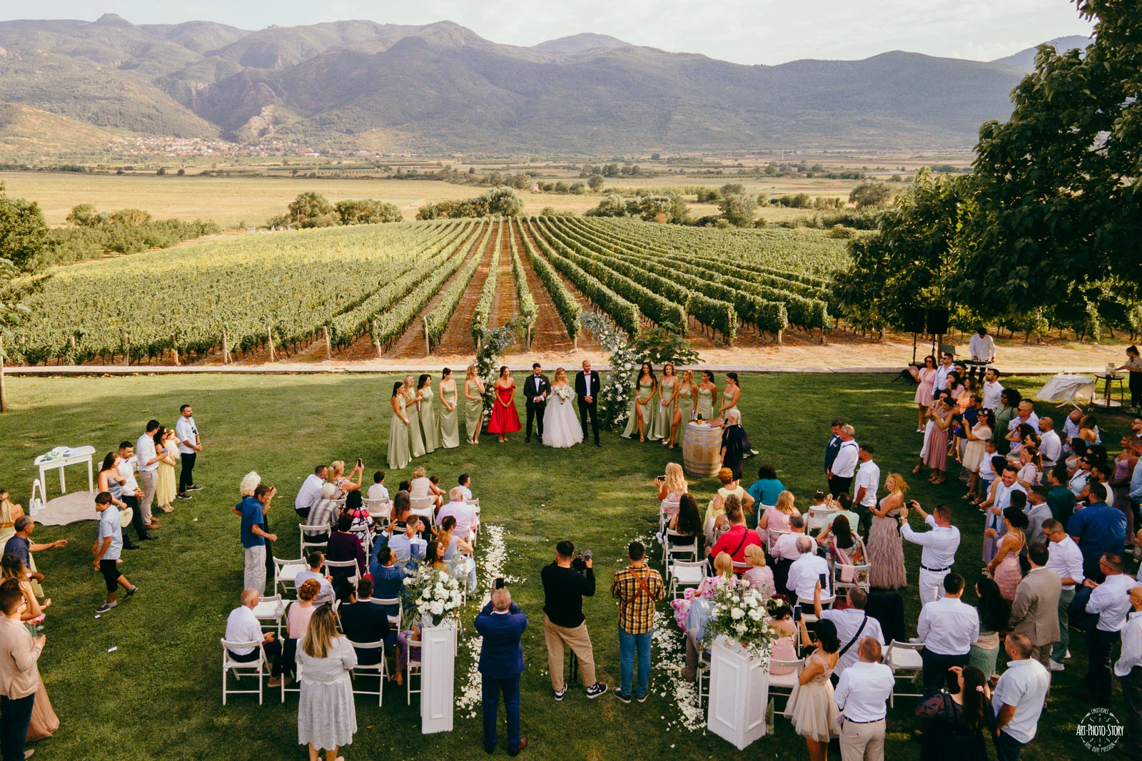 Сватба във винарна вила Юстина Сватбена агенция Алегрия