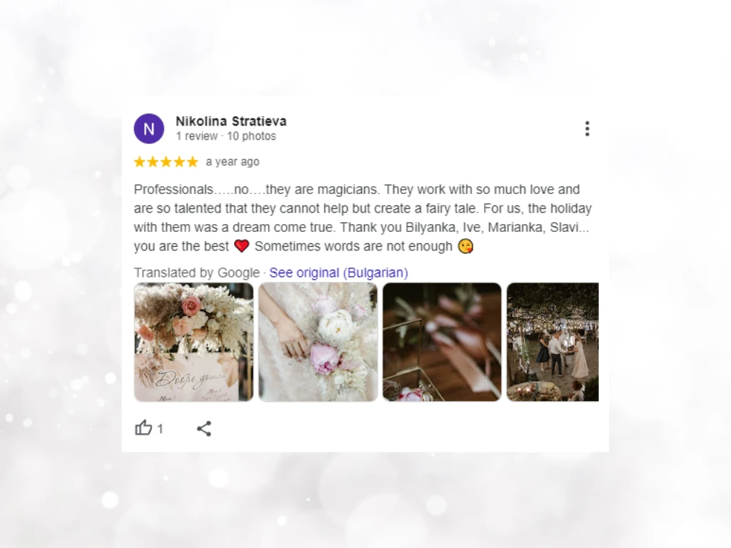 Alegria wedding agency reviews