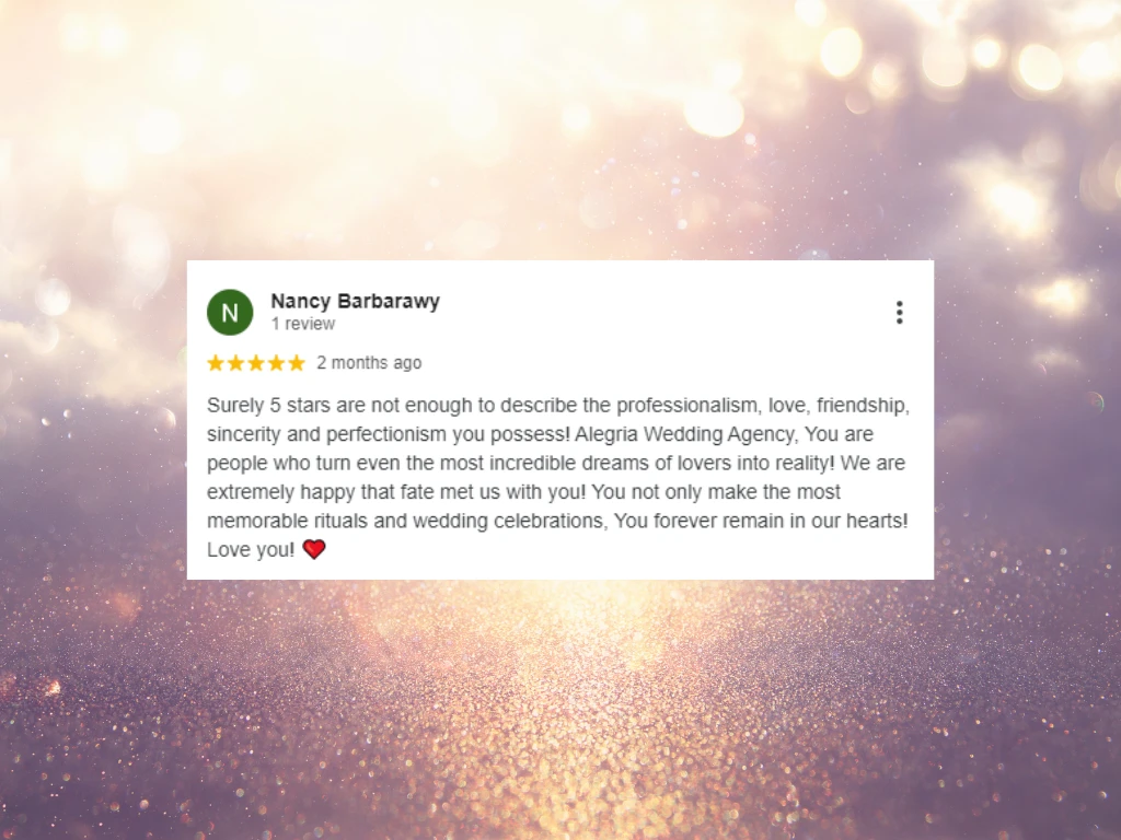 Alegria wedding agency About us