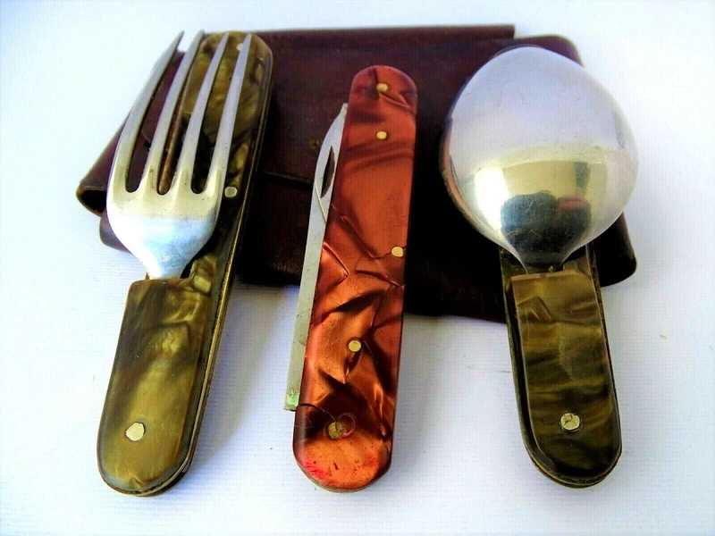 Pocket knives and utensils of the past