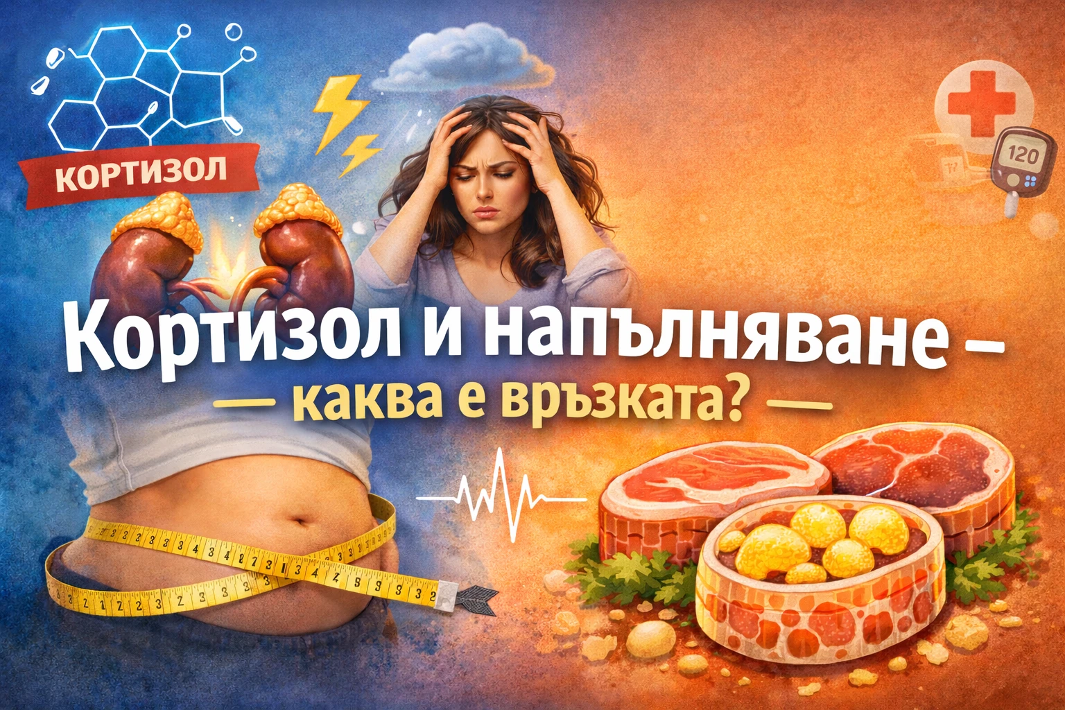 Кортизол и напълняване – каква е връзката?