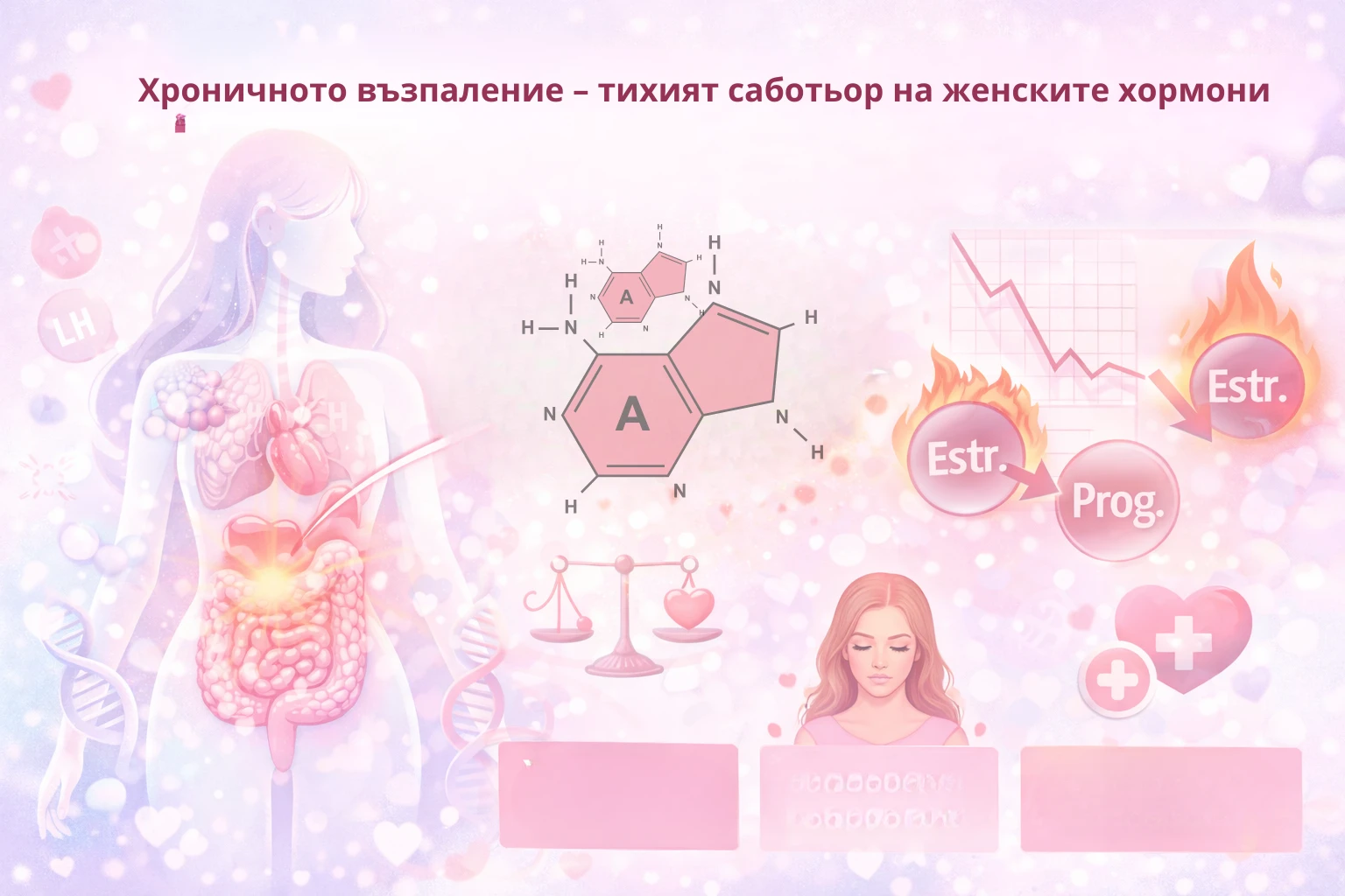 Хроничното възпаление – тихият саботьор на женските хормони