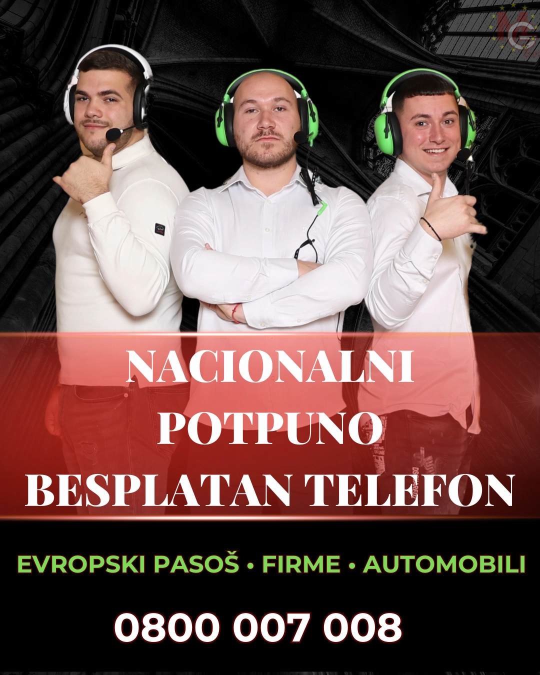 Nacionalni besplatan telefon 0800 007 008 - Vaš direktan pristup stručnim konsultacijama
