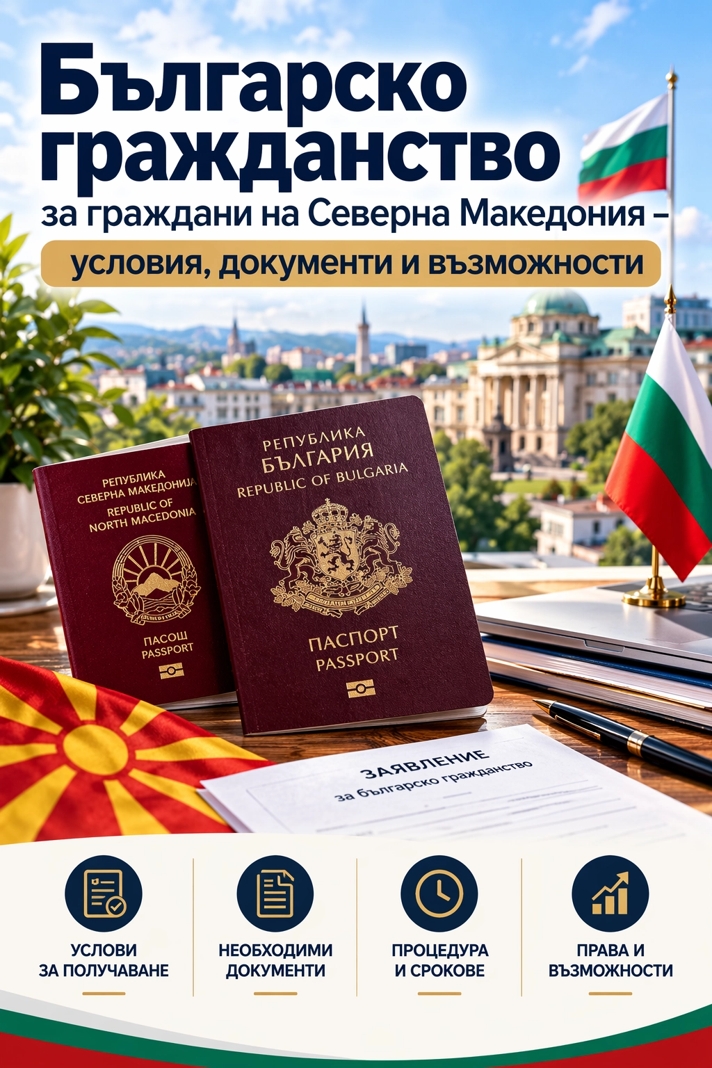 Bugarsko državljanstvo za građane Severne Makedonije – uslovi, dokumenta i mogućnosti