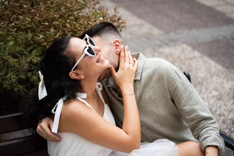 Лична фотосесия на младоженци Лична фотосесия на младоженци - сватбено заснемане