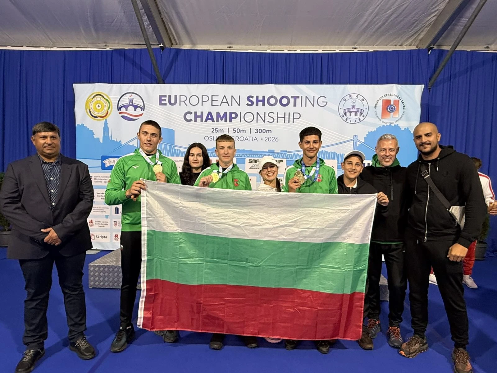 Bulgaria Triumphs with Two European Titles at the  European Championship Shotgun U-18 in Osijek