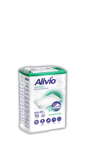 Еднократни чаршафи ALIVIO - размер 60x90 - 10 броя в пакет Еднократни чаршафи ALIVIO - размер 60x90 - 10 броя в пакет