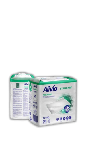 Еднократни чаршафи ALIVIO - размер 90x180 - 20 броя в пакет Premium