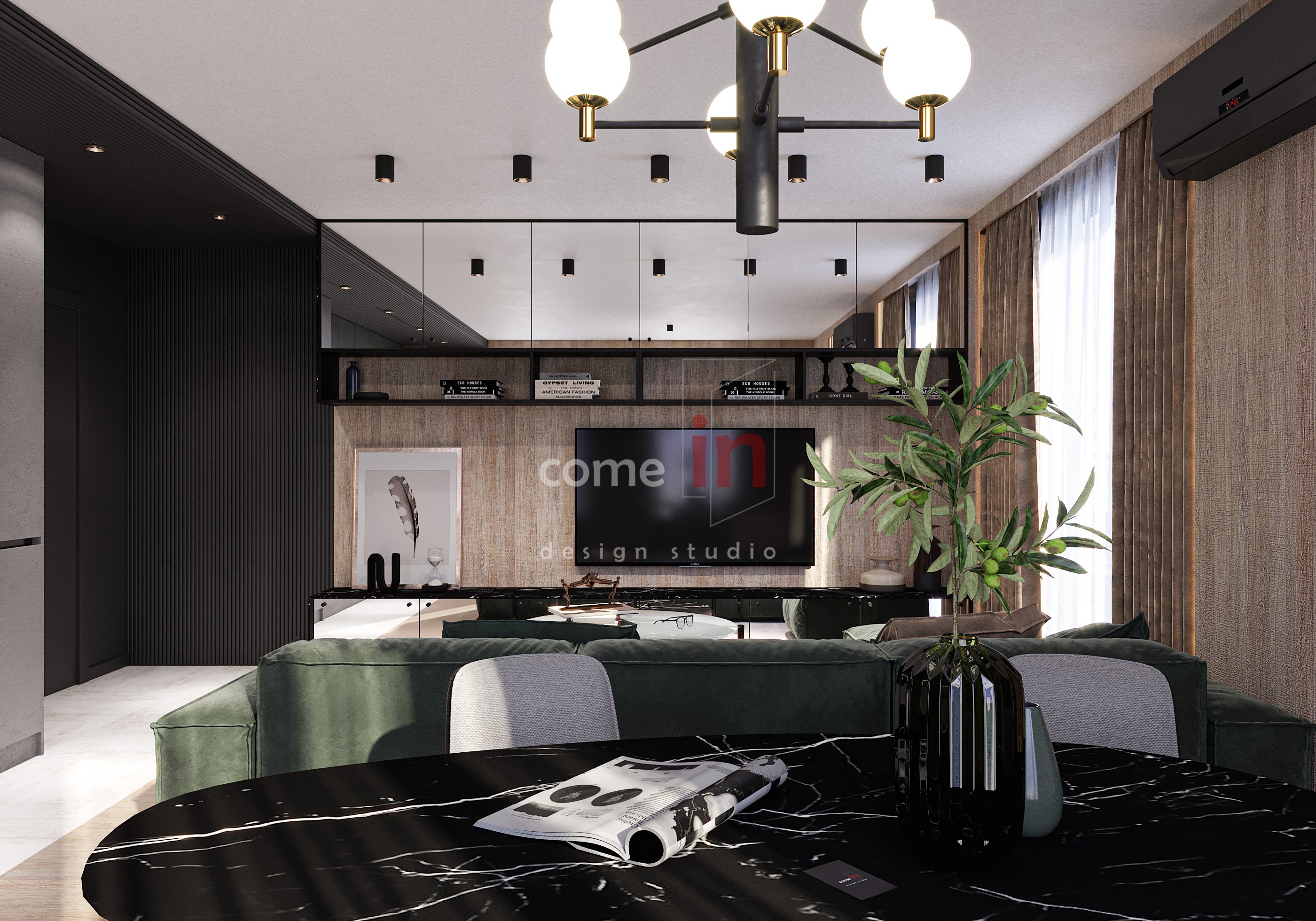 come in design studio интериорен дизайн на апартамент - comeinstudio.com