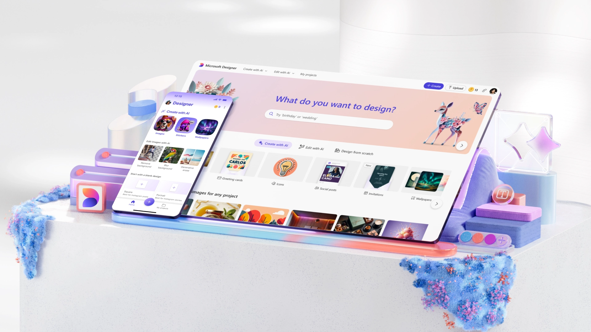 Как работи Microsoft Designer