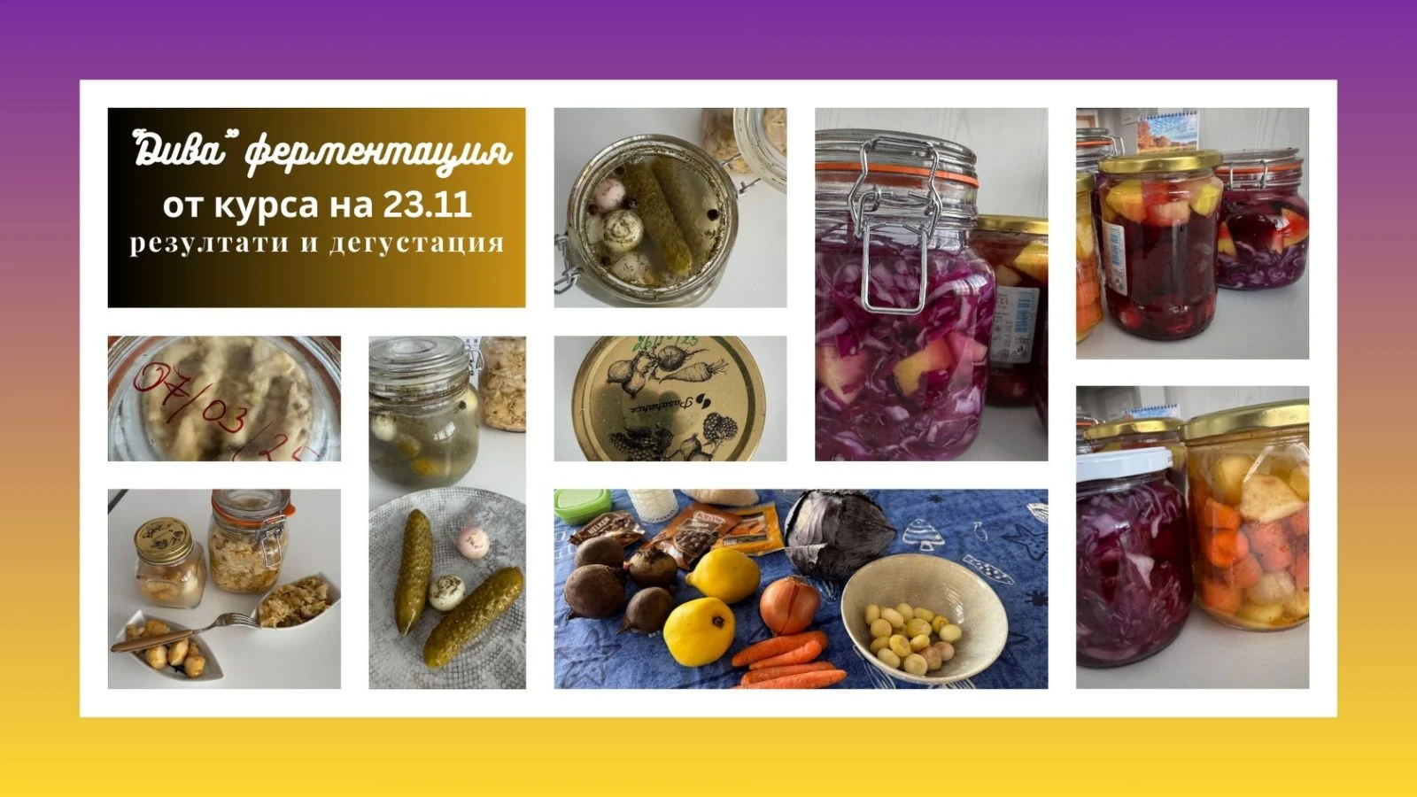 Записки от курса "Тайните на дивата ферментация"