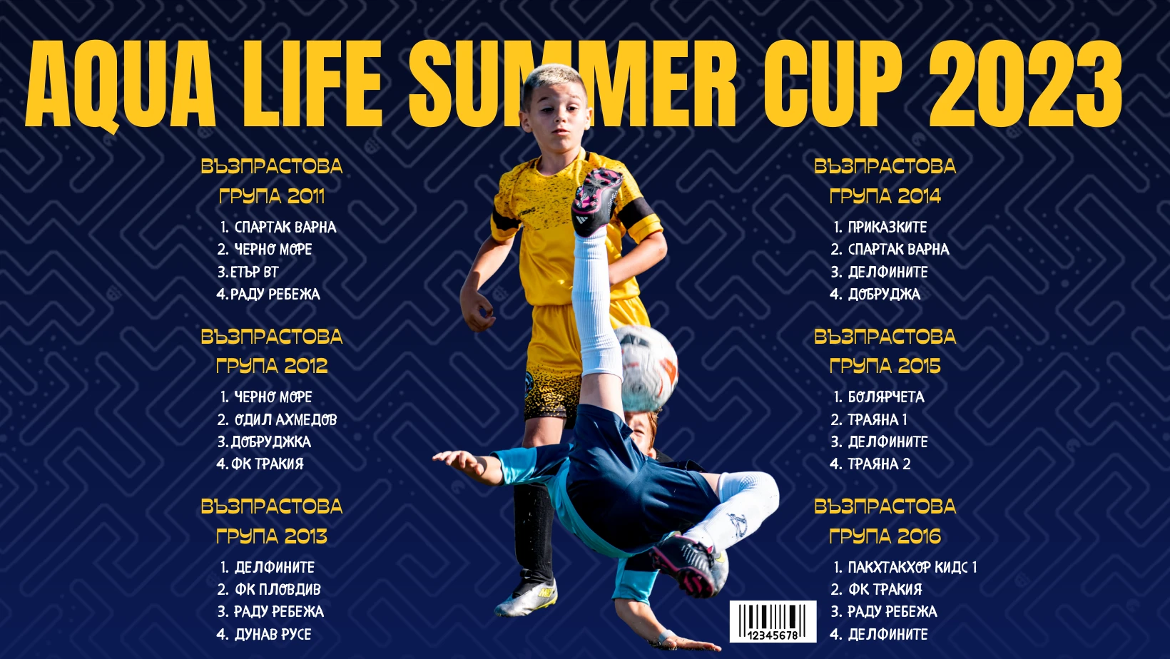 AquaLife Summer Cup 2023 излъчи шест шампиона и подари емоции на малки