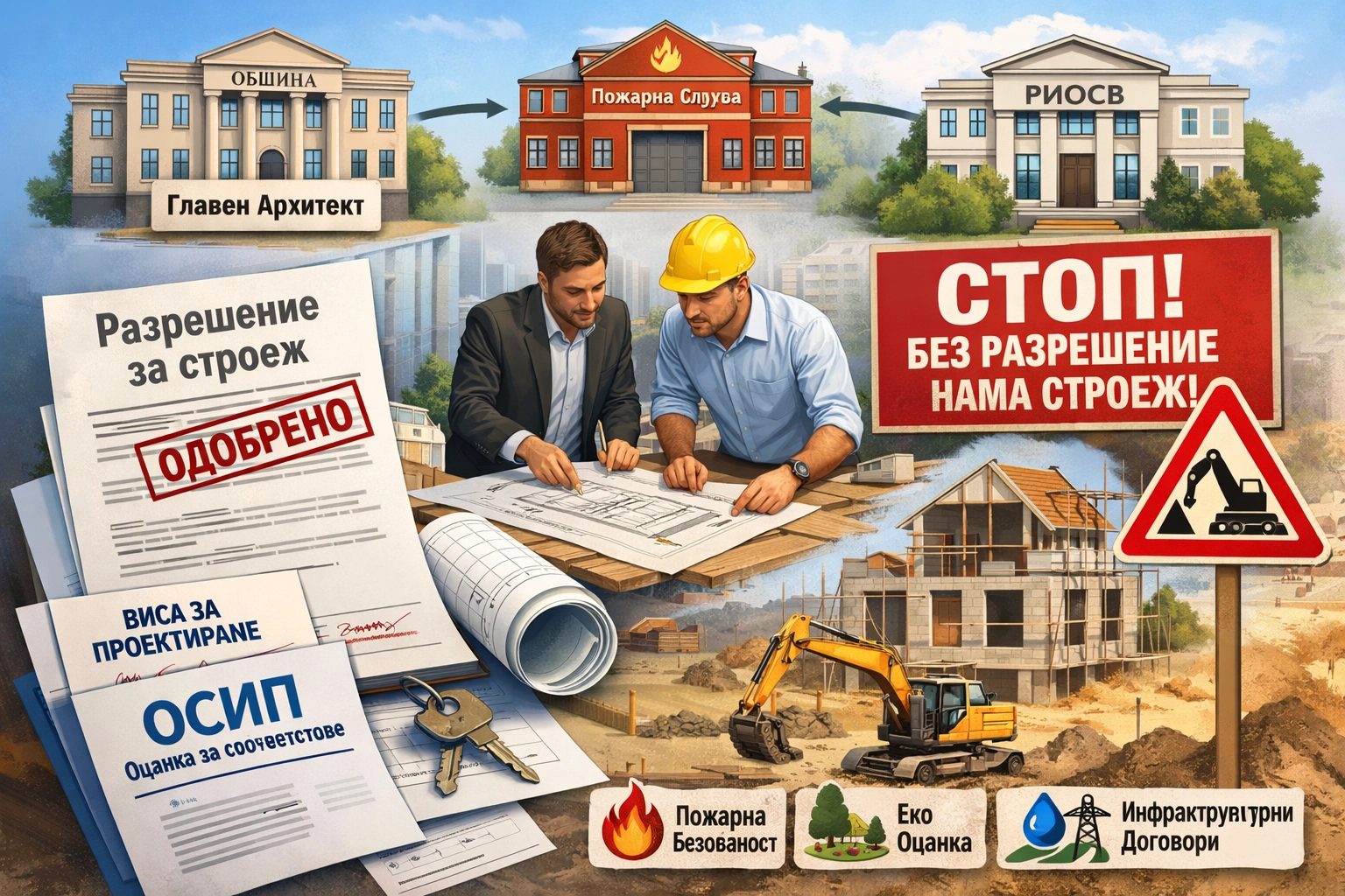 Какви документи са необходими за разрешение за строеж през 2026 г.