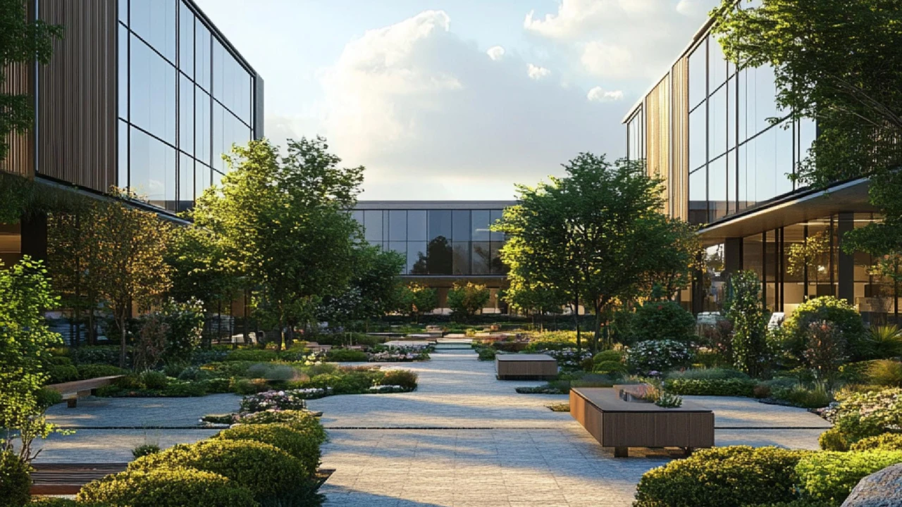 Озеленяване за бизнес среда: сезонен план, който вдига имиджа и сваля поддръжката