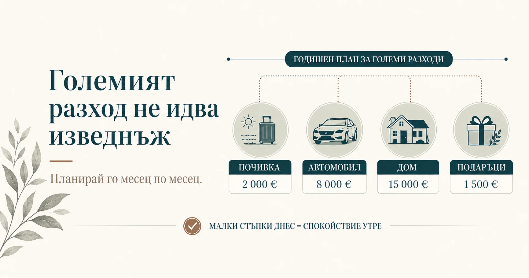 Как да планираме големите семейни разходи, без да нарушаваме бюджета