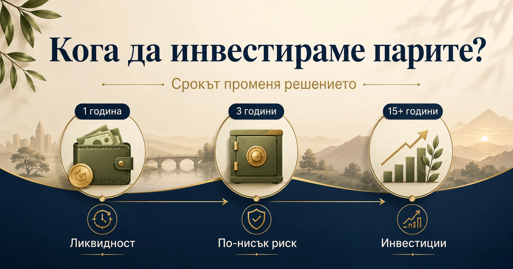 За кои финансови цели има смисъл да инвестираме и за кои парите трябва да останат ликвидни