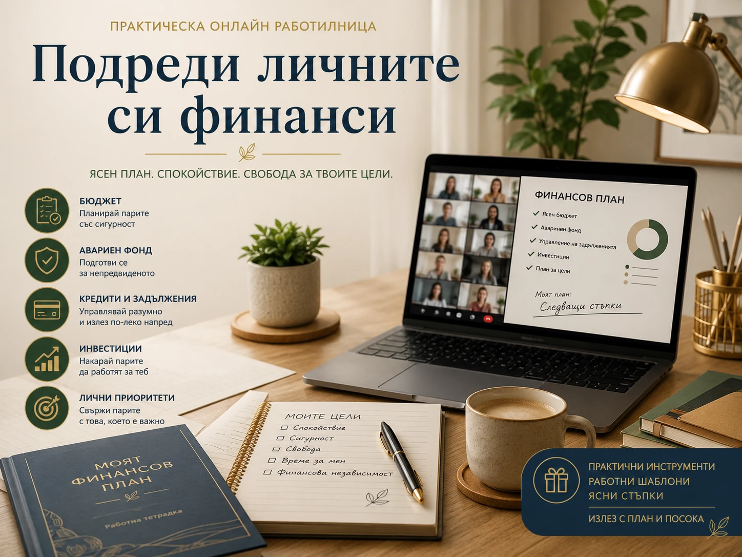„Подреди личните си финанси“: практическа онлайн работилница