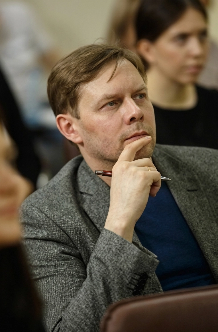 Portrait of author Yury Boldyrev.