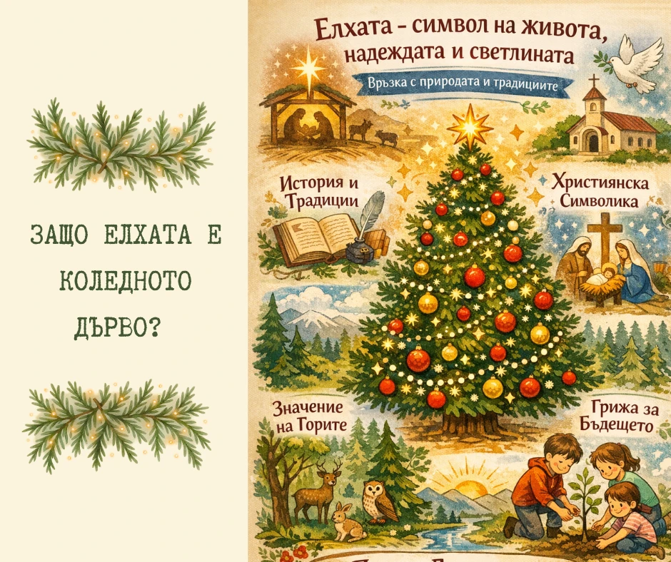 Защо елхата е коледното дърво? 