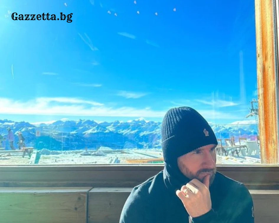 Лео Меси на почивка в Алпите