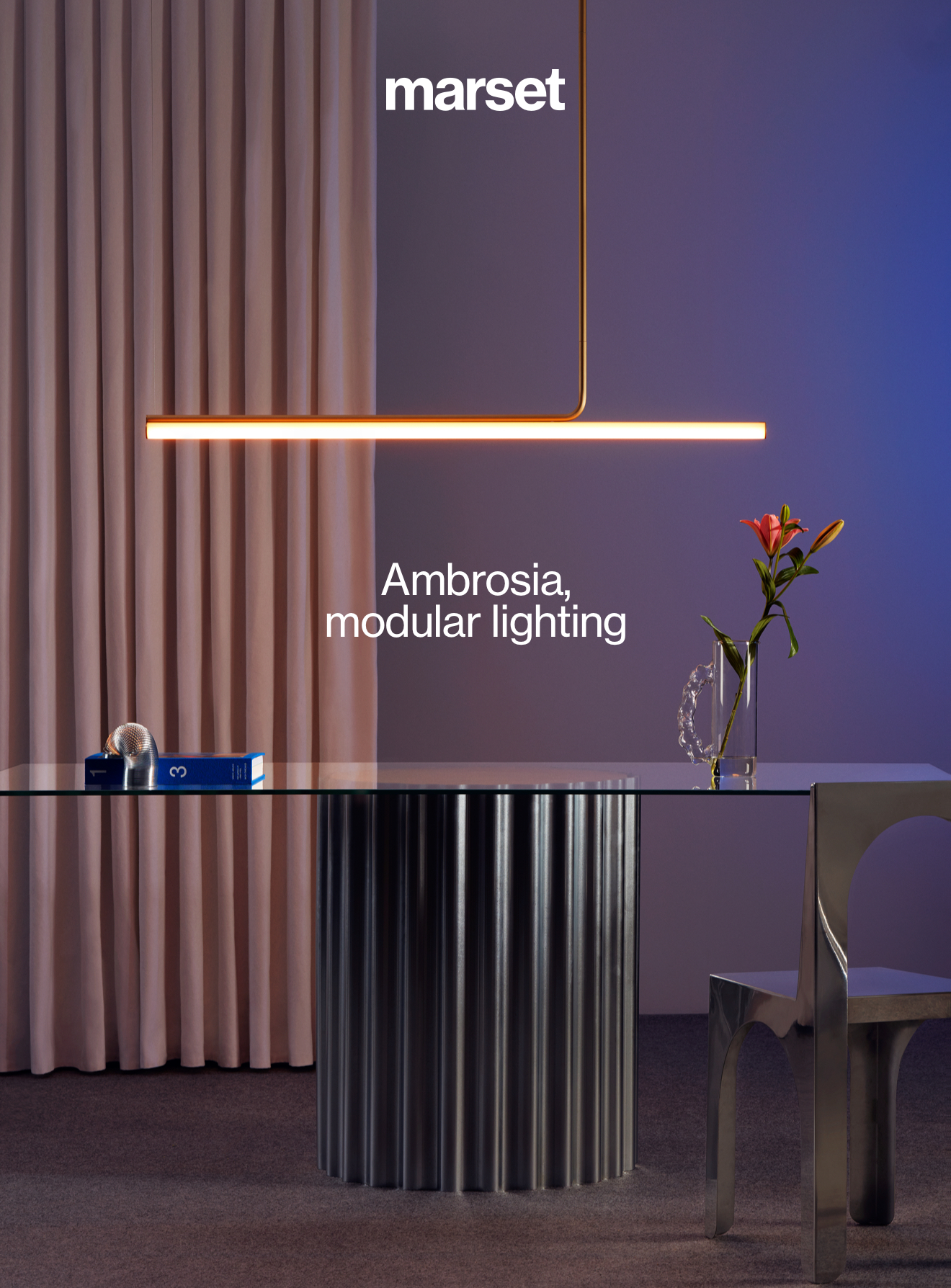 New Ambrosia lighting system: simplicity, functionality and aesthetics