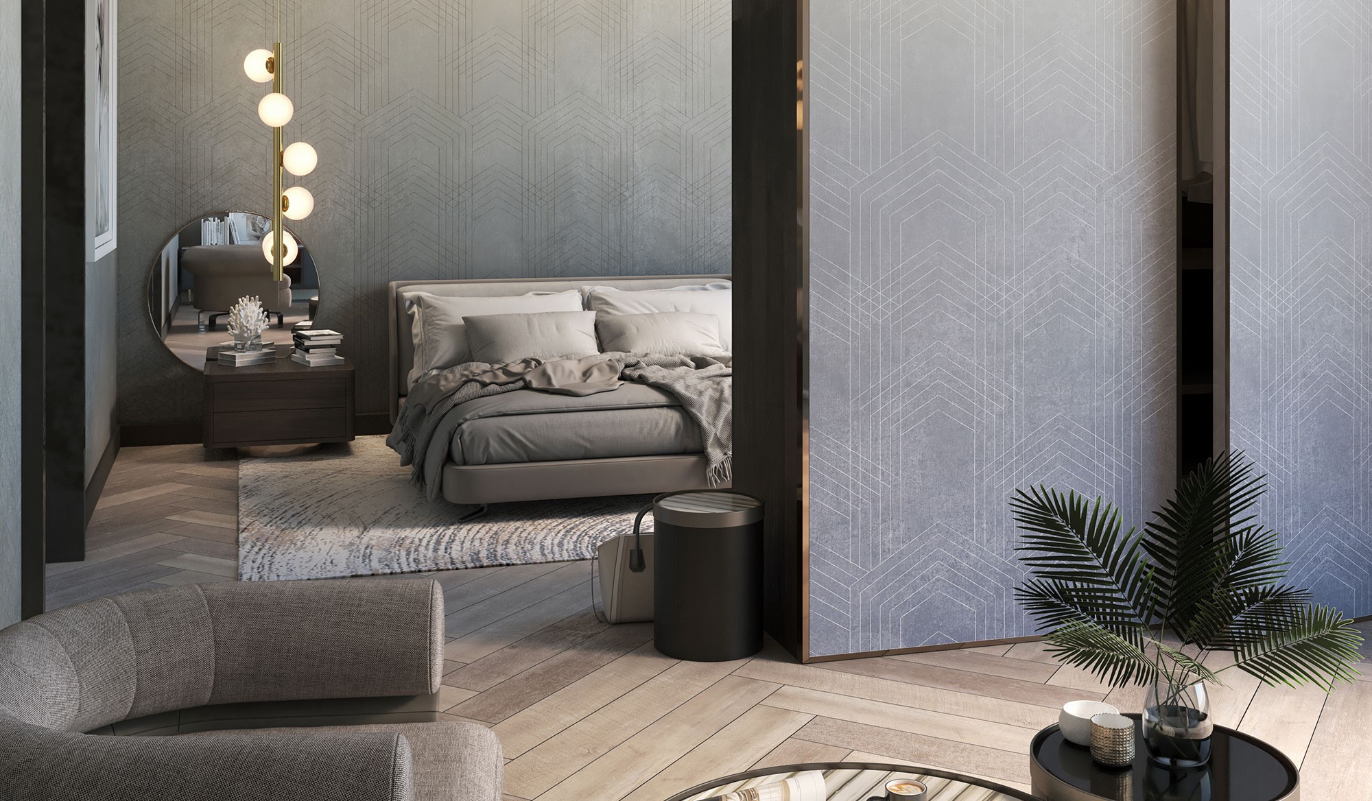 ILLUMINARTE INTERNI | TECNOGRAFICA - Superminimal wallpaper collection