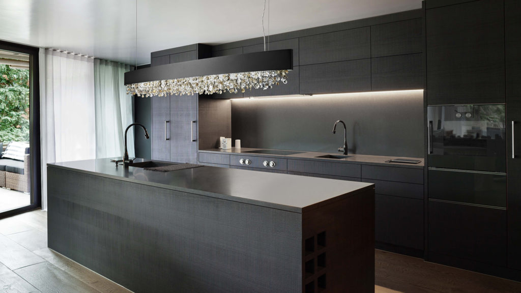ILLUMINARTE INTERNI | MASIERO - Lighting ideas for open-space kitchen and living room