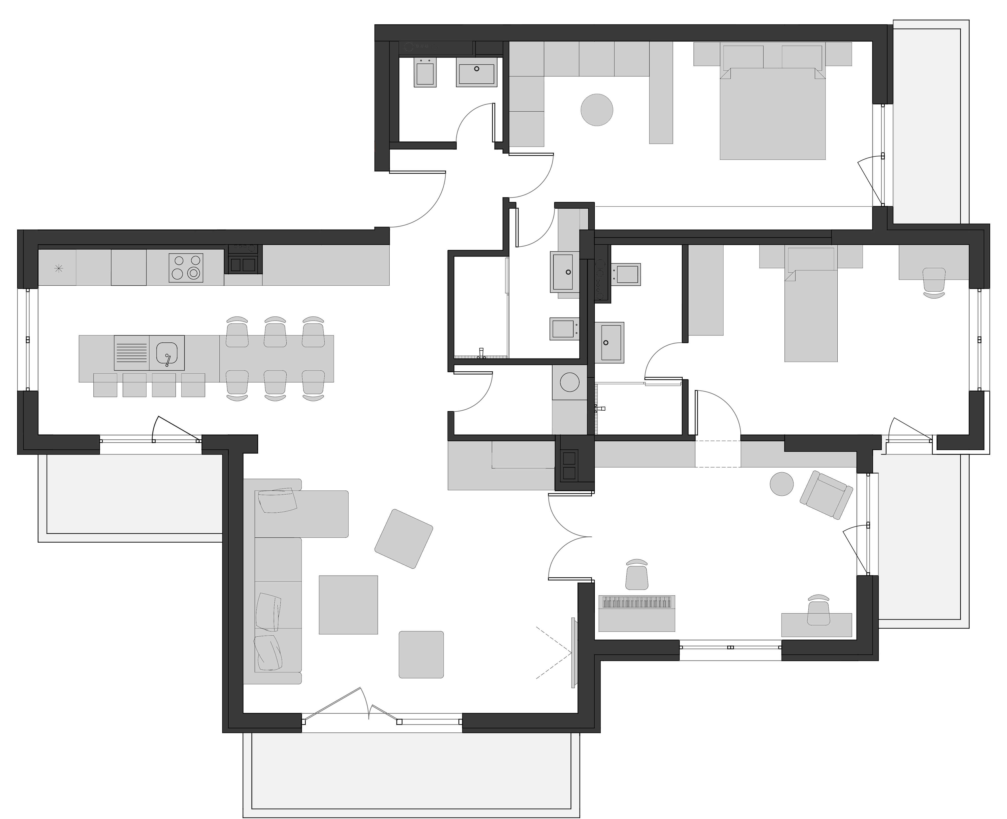 Modern family apartment remodelling