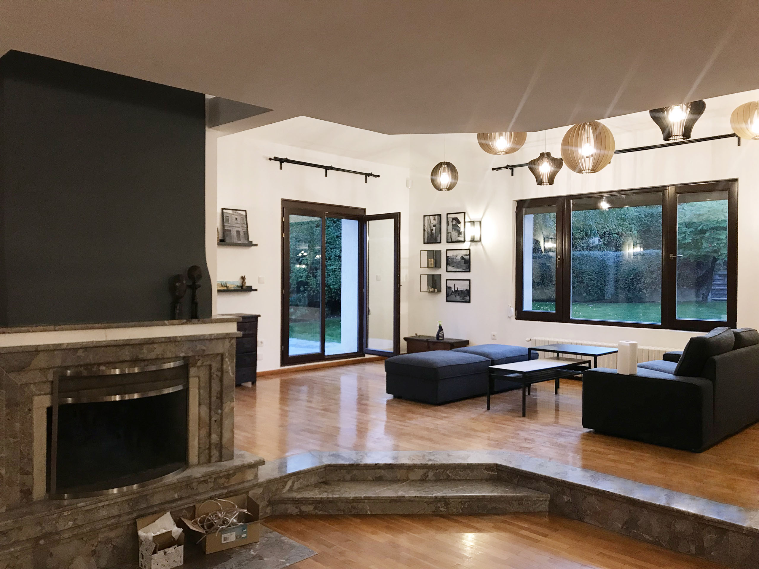 Modern House Renovation Modern house interior design with IKEA furniture and antique items