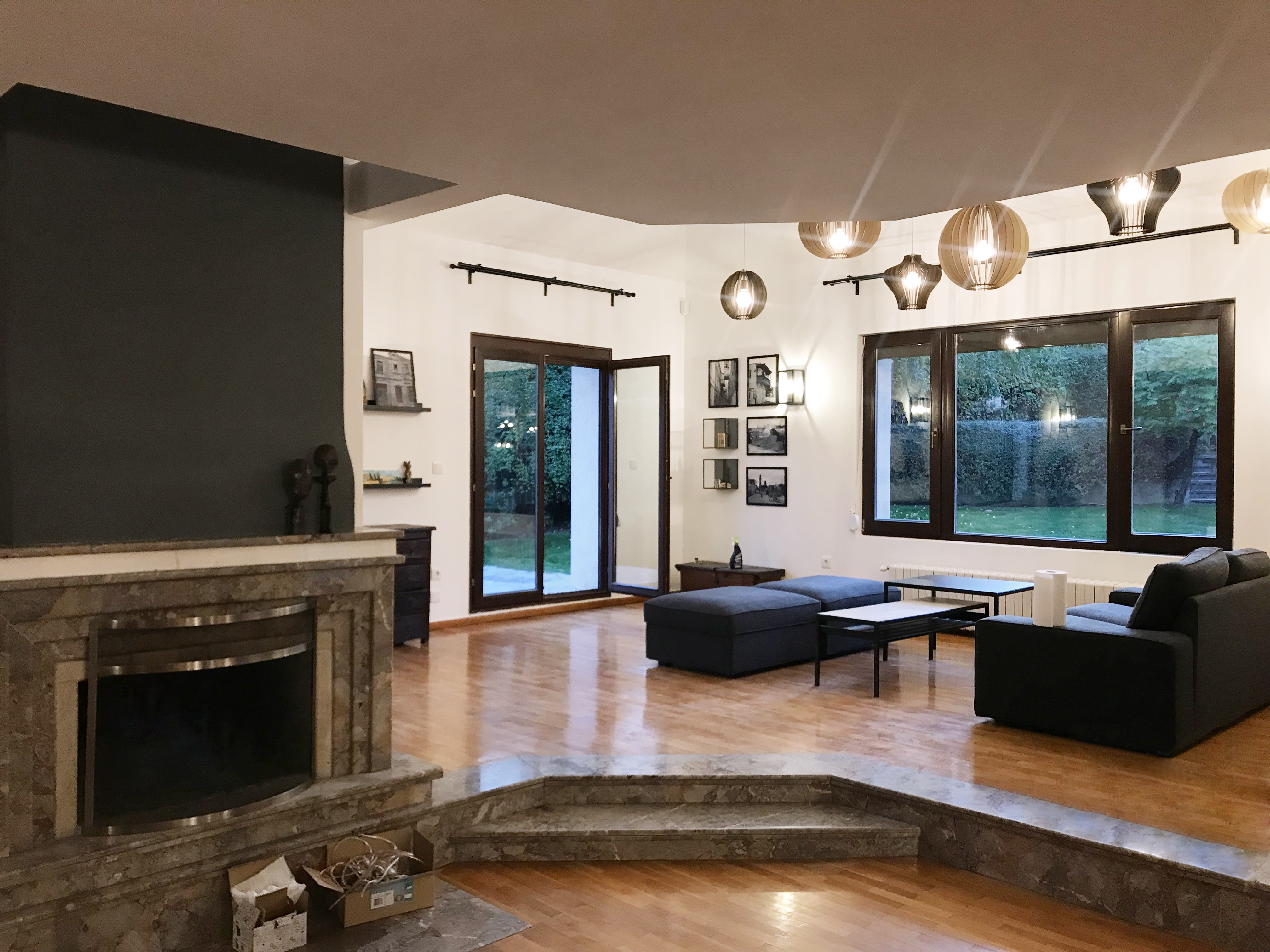Modern House Renovation Modern house interior design with IKEA furniture and antique items