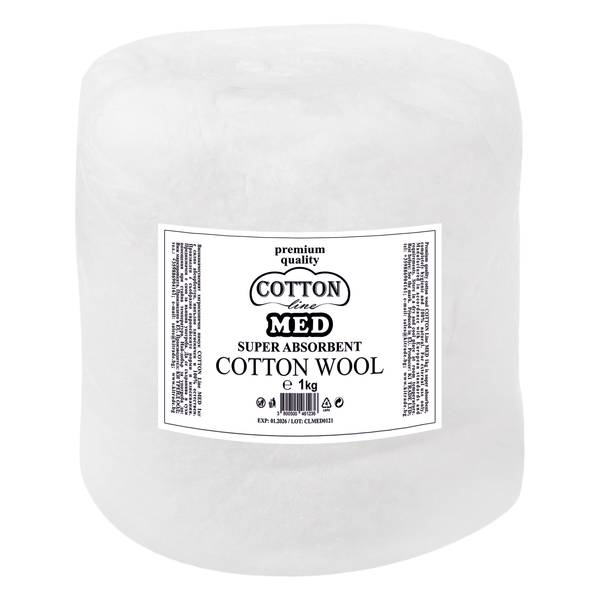 Medical cotton wool - COTTON Line MED 1kg