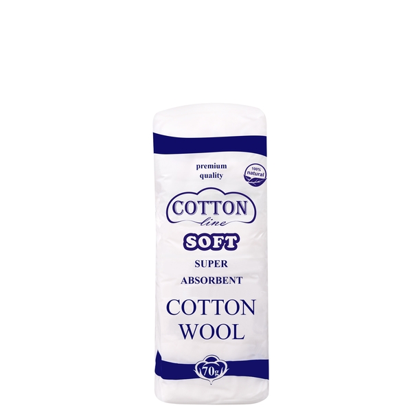 Cotton wool COTTON Line SOFT 70gr