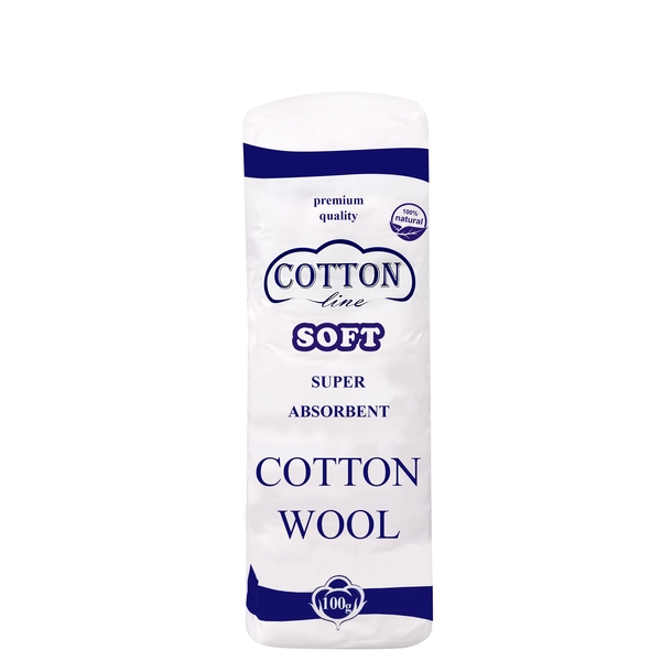 Cotton wool COTTON Line SOFT 100gr