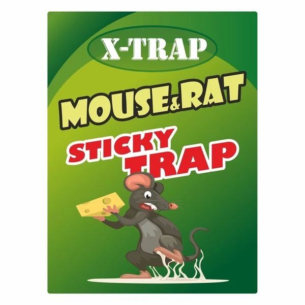 Капан за плъхове и мишки X-TRAP 15,5x21cm --- Mouse and rat glue trap X-TRAP 15,5x21cm