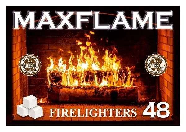 Подпалки ( сух спирт за разпалване ) - MAXFLAME 48бр --- Firelighters (solid fuel for firelighting) - MAXFLAME 48 pcs