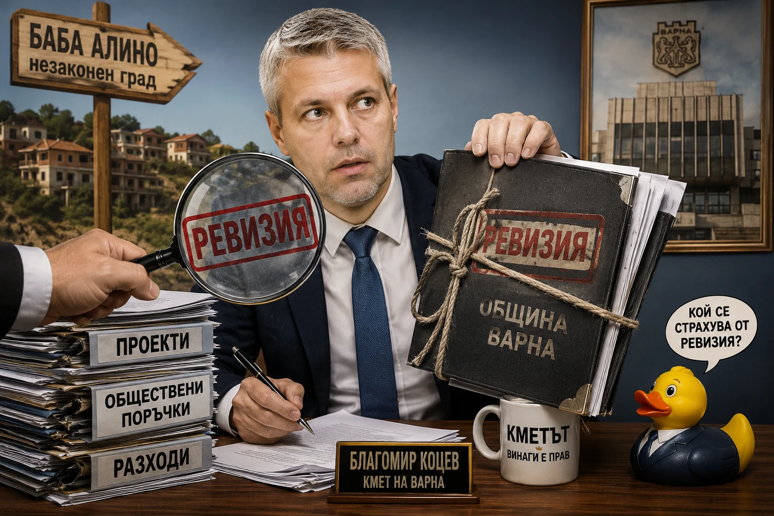 СЛЕД СЕРИЯ ОТ ИЗМАМИ: ИСКАТ ПЪЛНА РЕВИЗИЯ НА КМЕТА НА ВАРНА - БЛАГОМИР КОЦЕВ