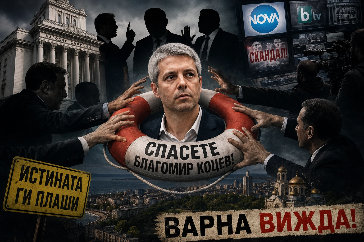 Паника в „жълтите павета“: Как софийският политически елит се втурна да спасява Благомир Коцев
