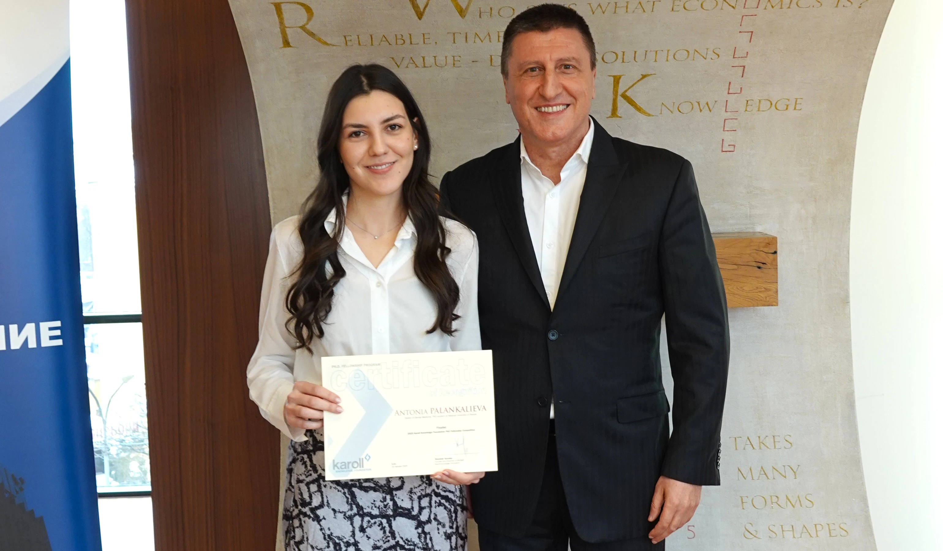 Лекар по дентална медицина спечели годишната докторантска стипендия