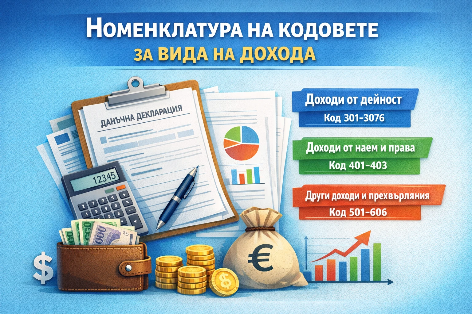 Номенклатура на кодовете за вид доход 