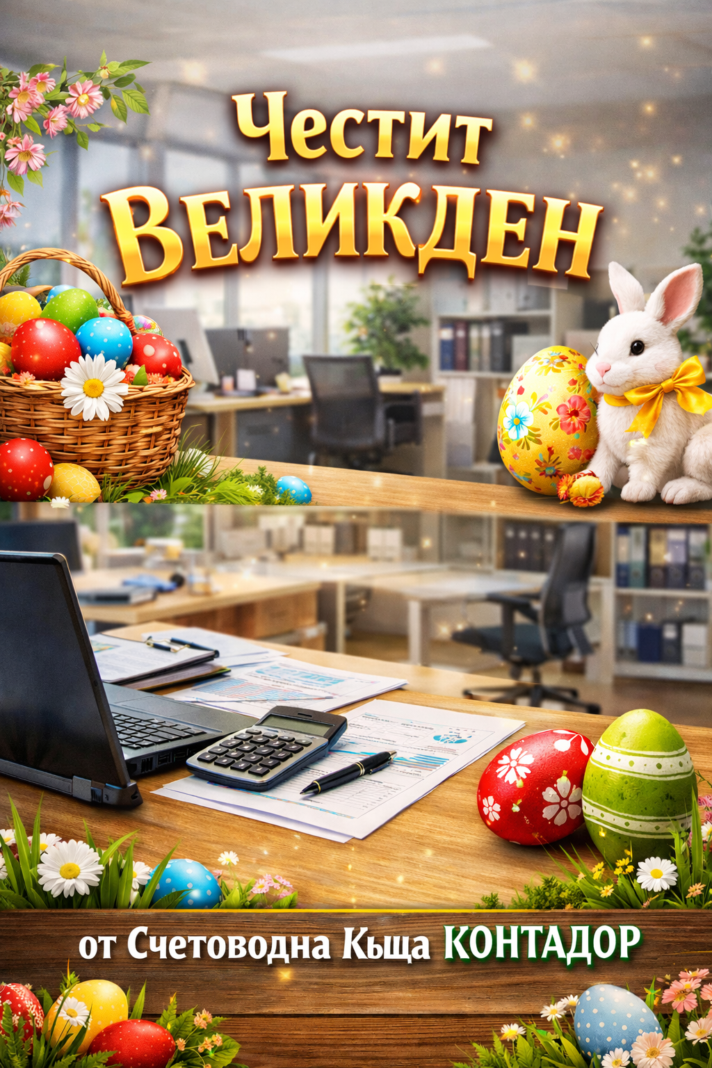 Честит Великден – Счетоводна къща КОНТАДОР