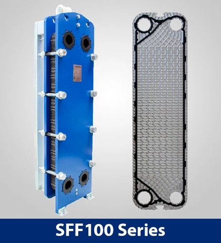 SonFlow Free Flow SFF100 plate heat exchanger