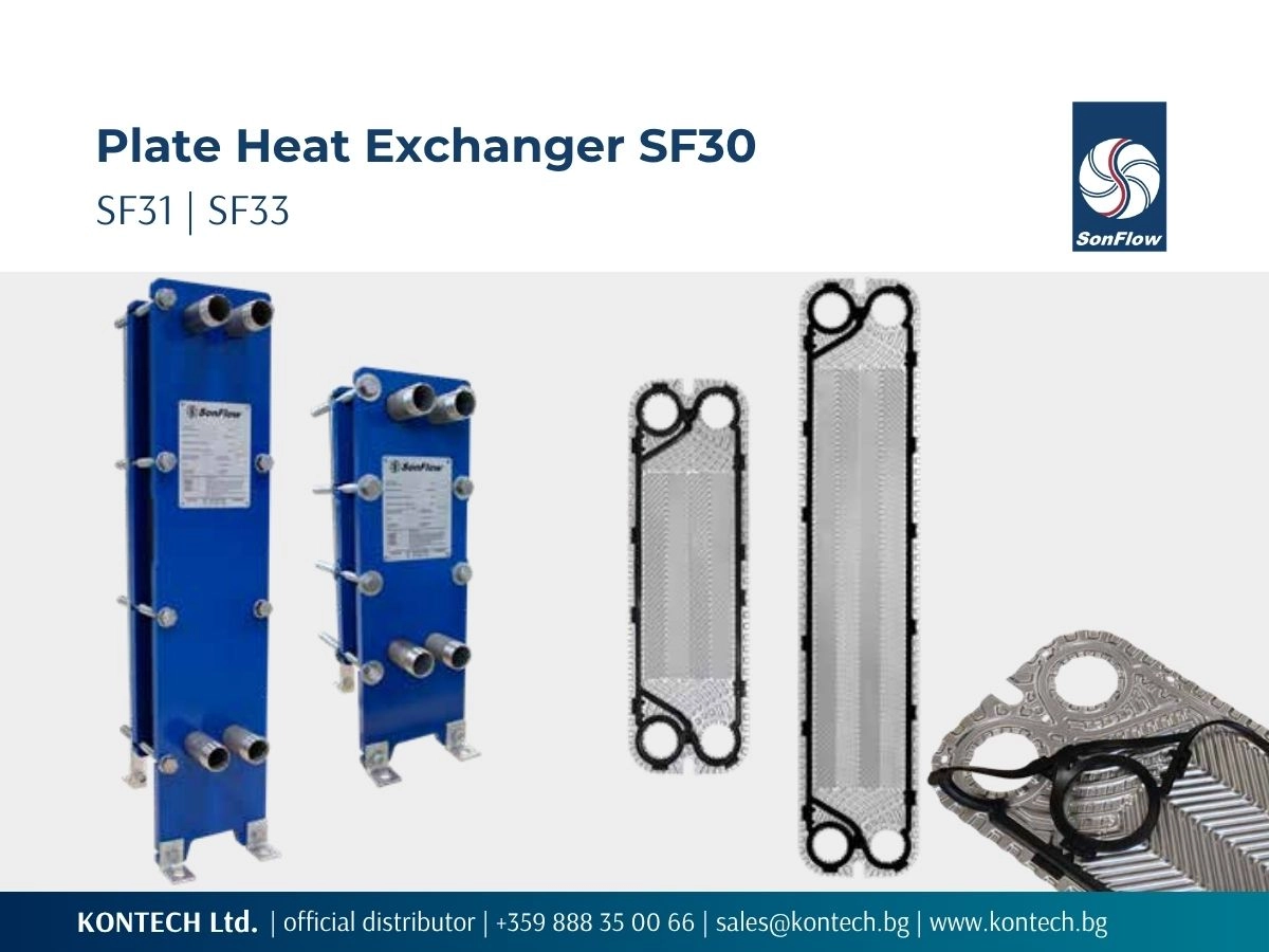 SonFlow SF31 heat exchanger, SonFlow SF33 heat exchanger