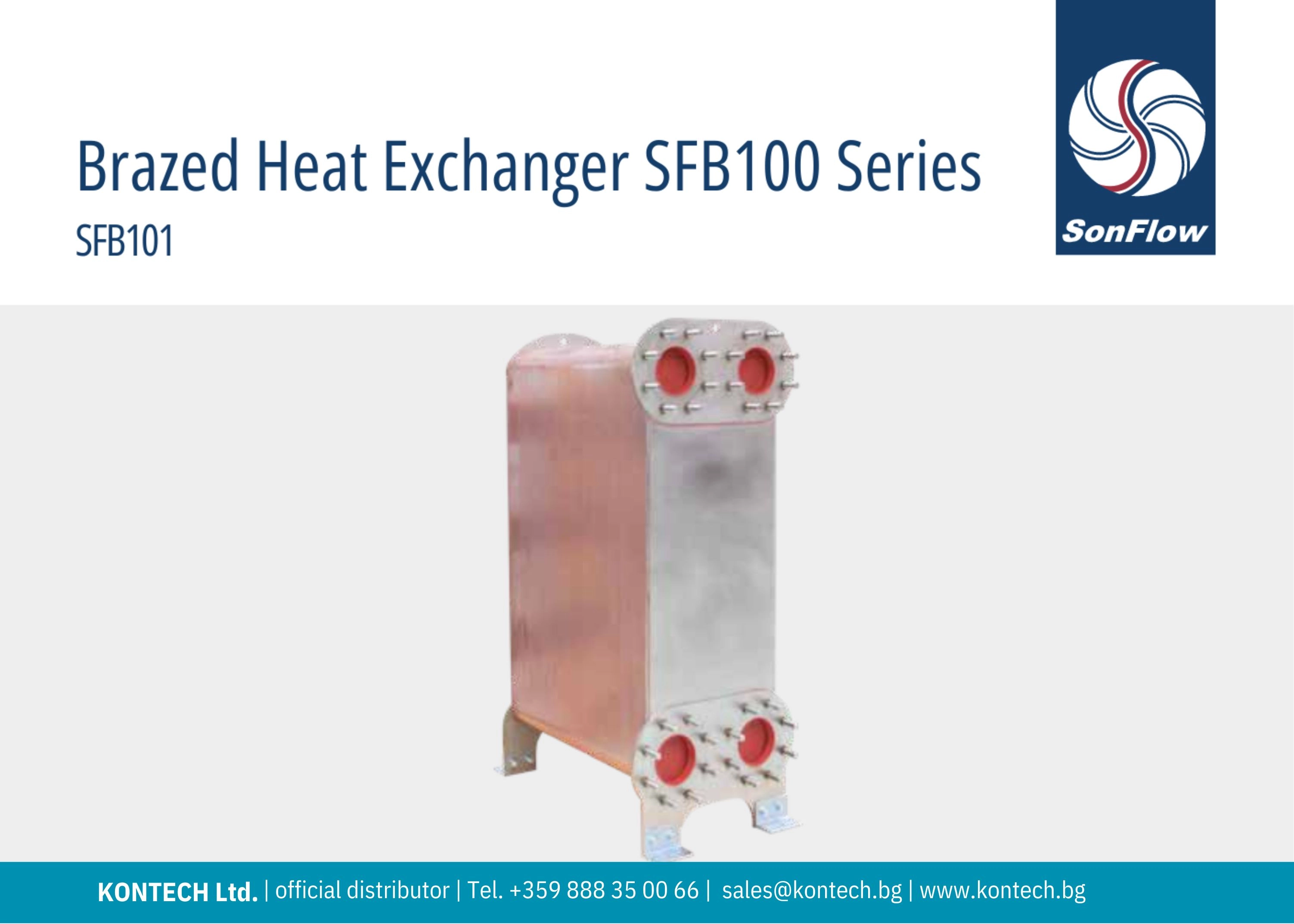 SonFlow SFB101 heat exchanger