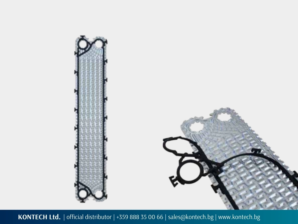 Free Flow plate design of SonFlow SFF50 with wide channels for difficult media