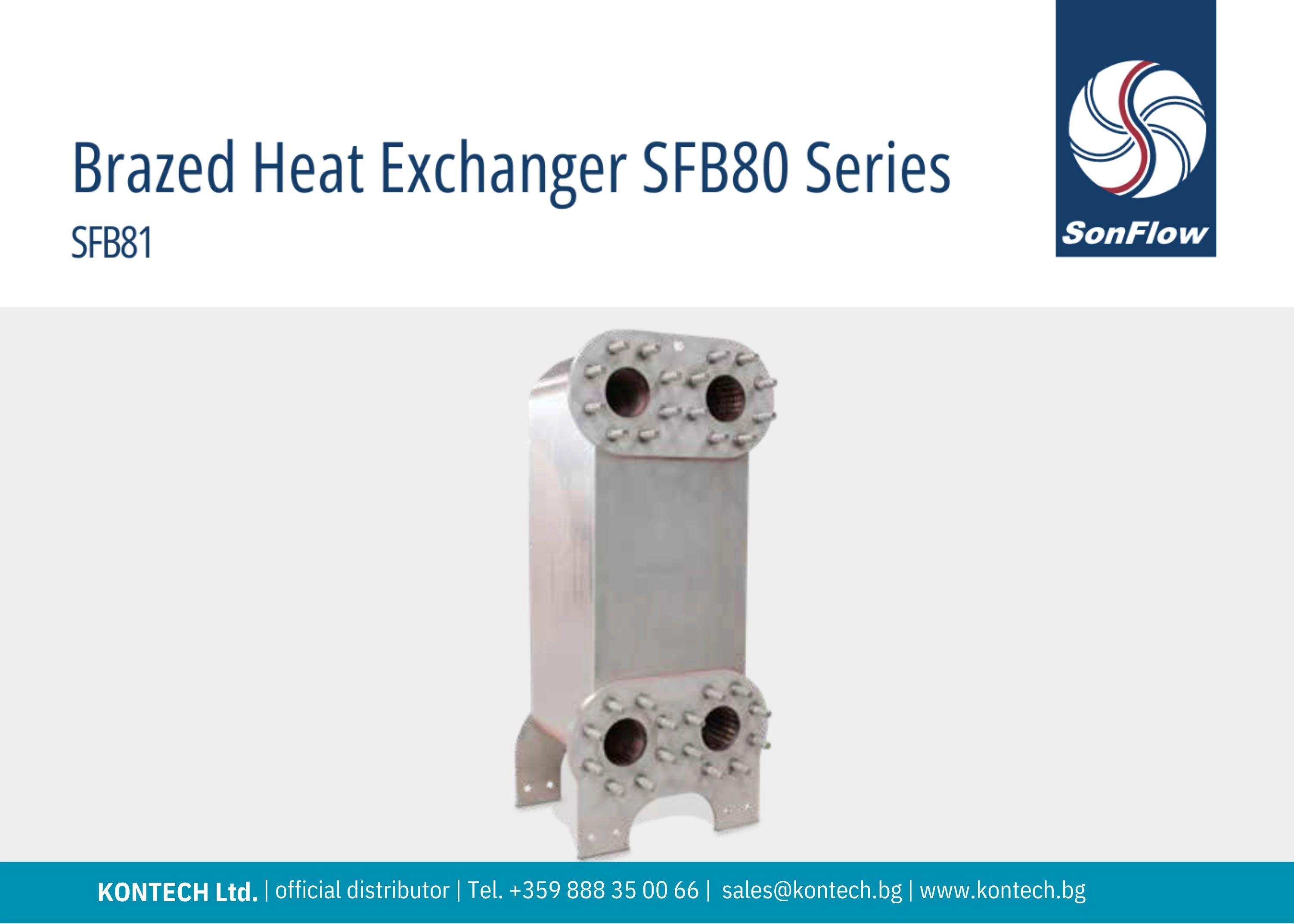 SonFlow SFB81 heat exchanger