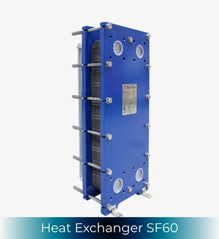 SonFlow SF61 heat exchanger, SonFlow SF62 heat exchanger, SonFlow SF63 heat exchanger