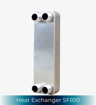 SonFlow SFB10 series brazed plate heat exchanger SFB18 SFB19